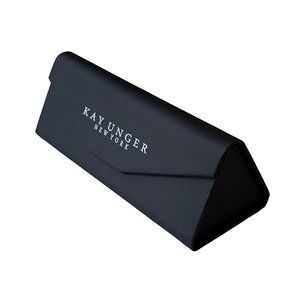 Kay Unger New York Glasses Eyeglasses Protective Trifold Storage Case Black